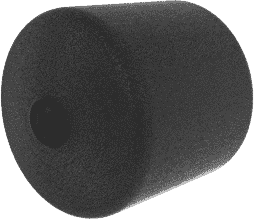 Restraining cap Ø16mm black